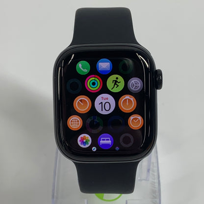 Unlocked Apple Watch Series 11 42MM Jet Black Aluminum Black Sport Band WARRANTY