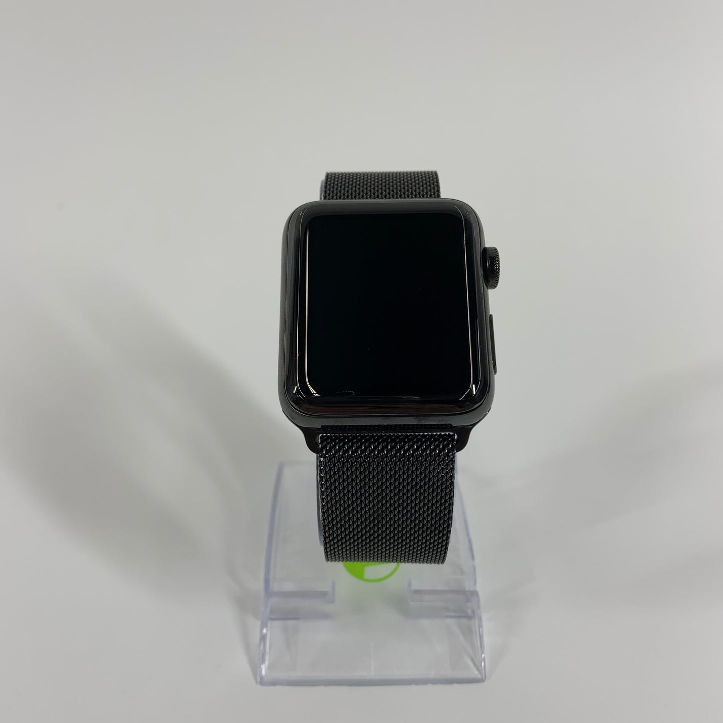 Unlocked Apple Watch Series 3 42MM Black Stainless Steel Milanese Loop A1861