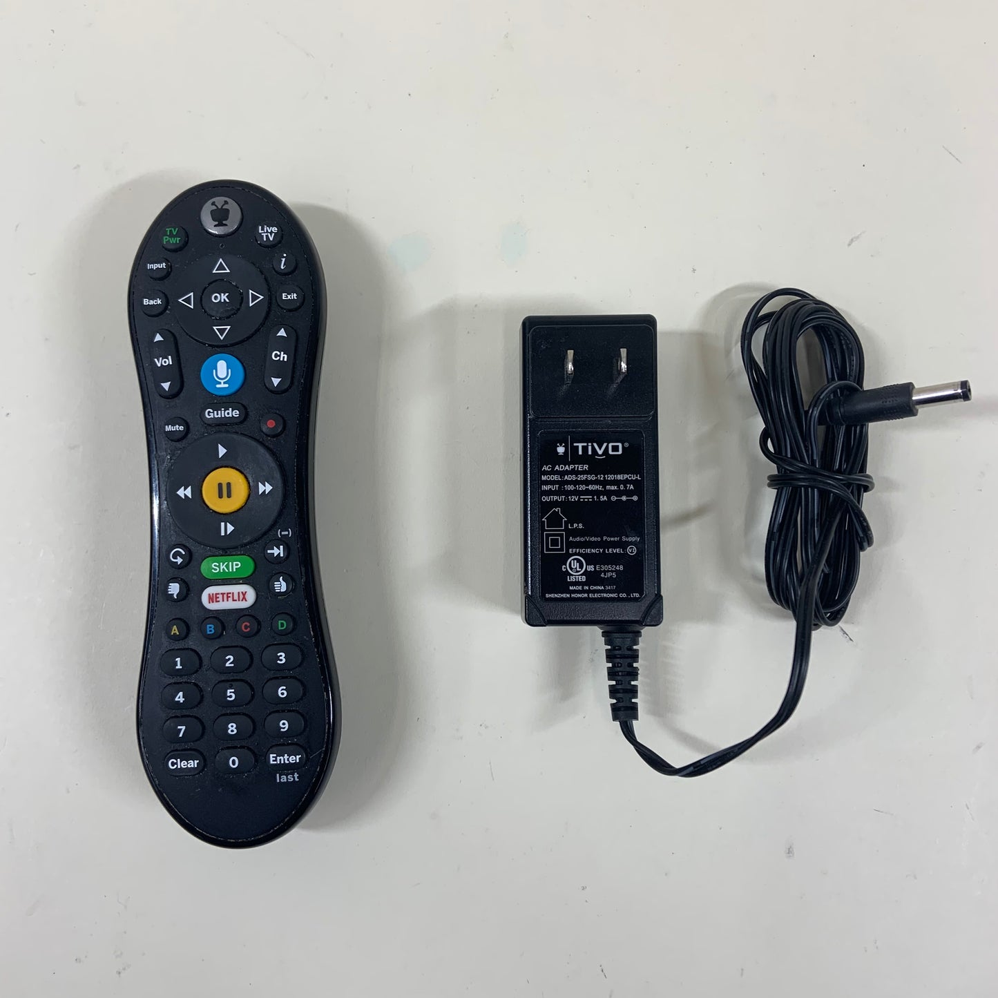 TiVO Mini Vox Streaming Box TCDA95000 w/ Voice Remote and Power Supply