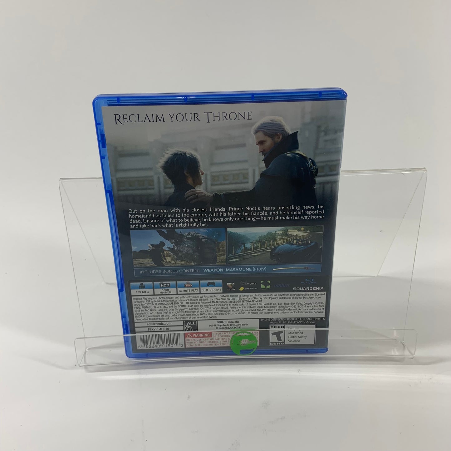 Final Fantasy XV (Sony PlayStation 4 PS4, 2016)
