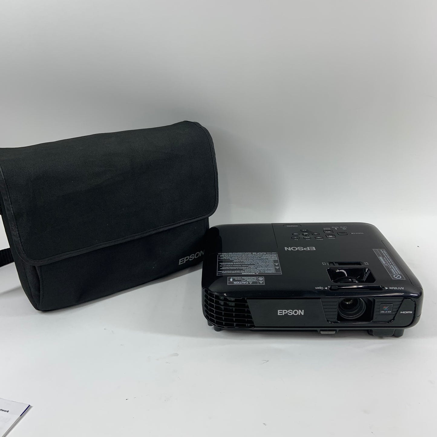 Epson EX5250 Pro 1024x768 XGA 3LCD Projector 3,600 Lumens H723A ZERO Lamp Hours