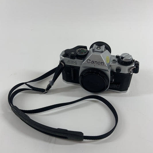 Canon AE-1 Program 35MM SLR Film Camera Body Only TESTED