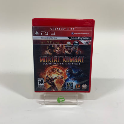 Mortal Kombat: Komplete Edition (Sony PlayStation 3 PS3, 2012)