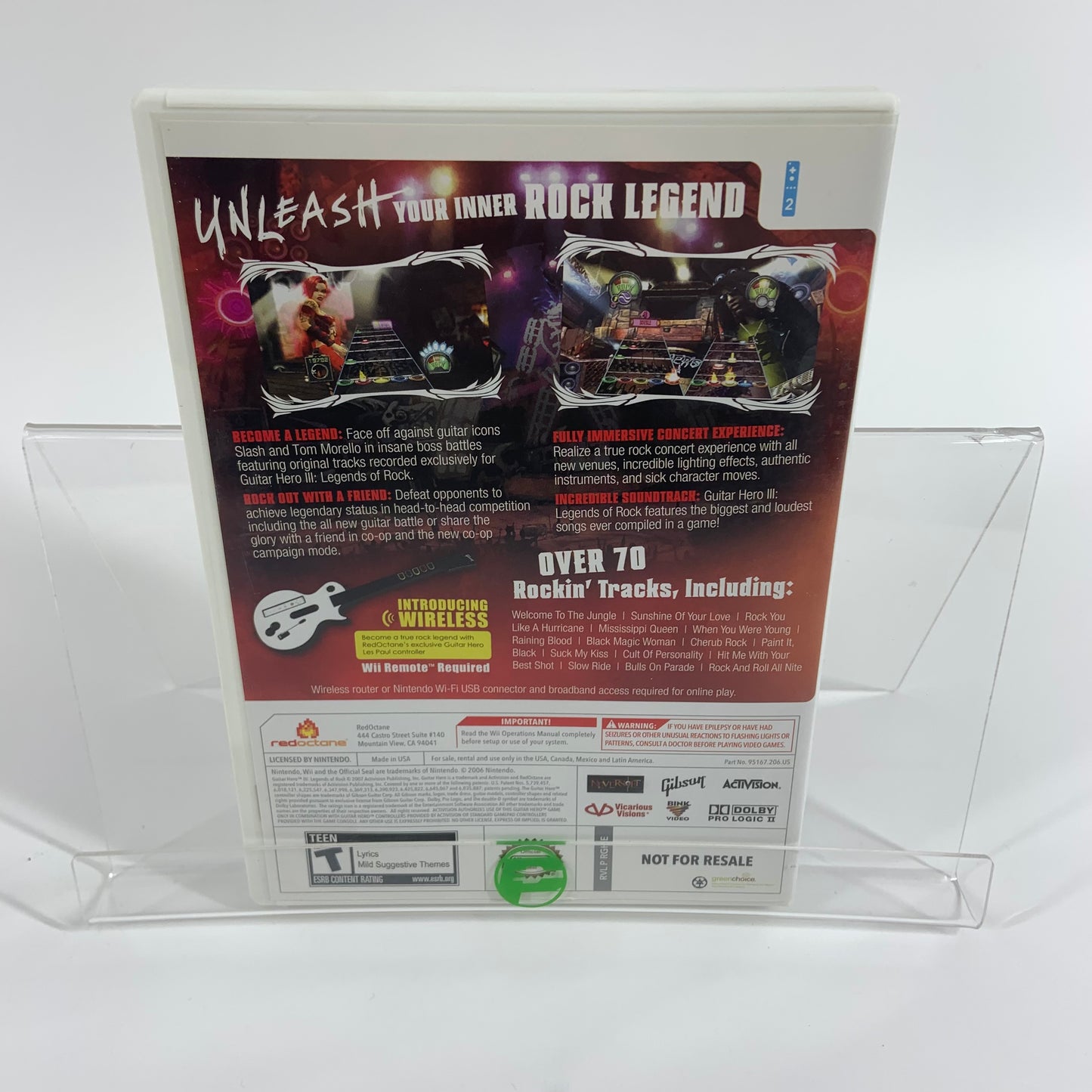 Guitar Hero III Legends of Rock [Bundle] (Nintendo Wii, 2007)