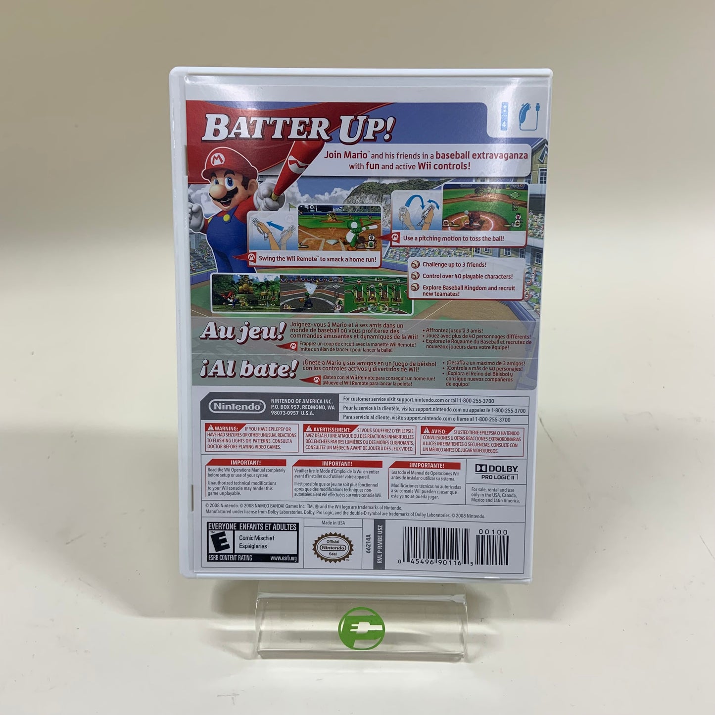 Mario Super Sluggers (Nintendo Wii, 2008)