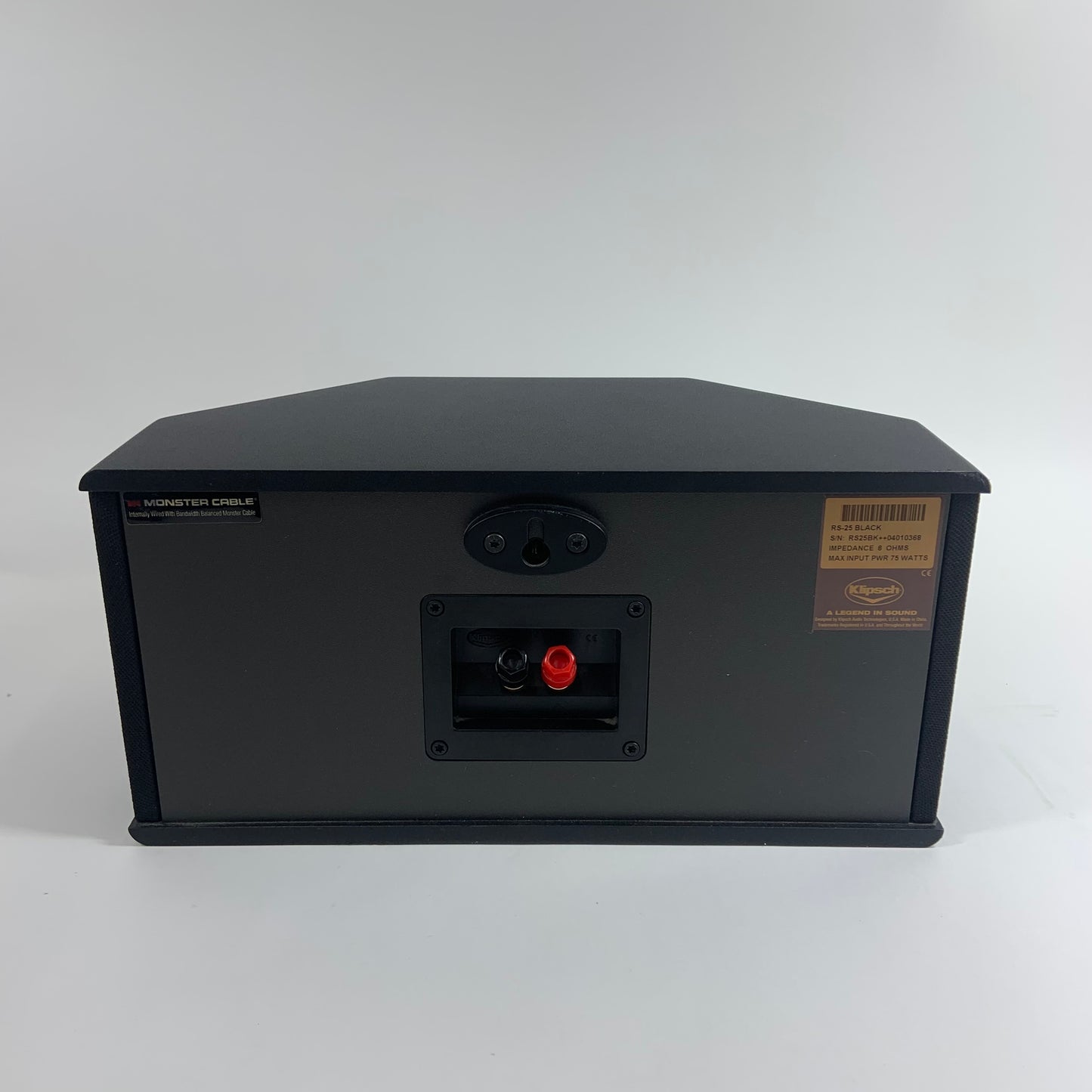 Klipsch RS-25 Black Reference Two Way Surround Channel Loudspeaker Pair of 2