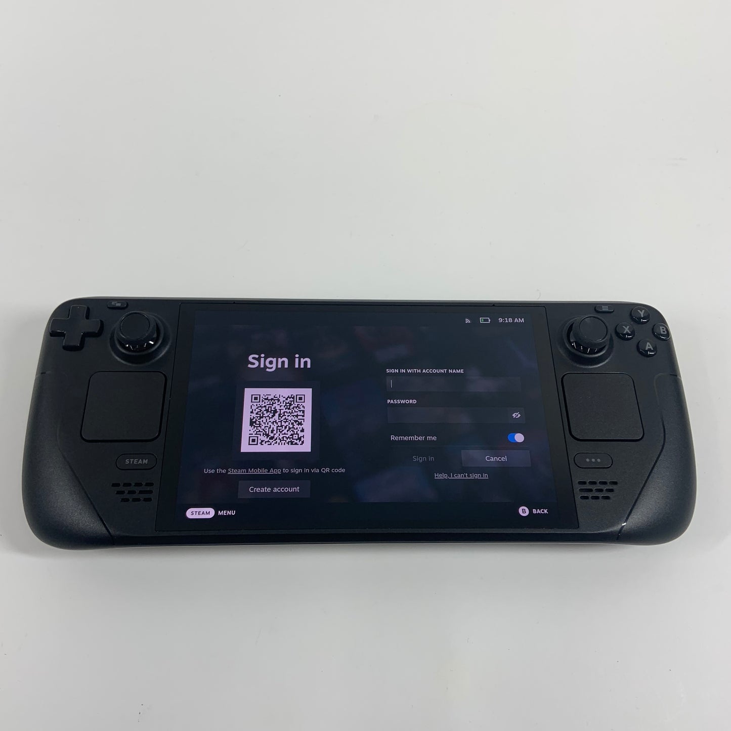 Valve Steam Deck OLED 7.4" AMD 6nm Ryzen APU 16GB RAM 512GB Black 1030