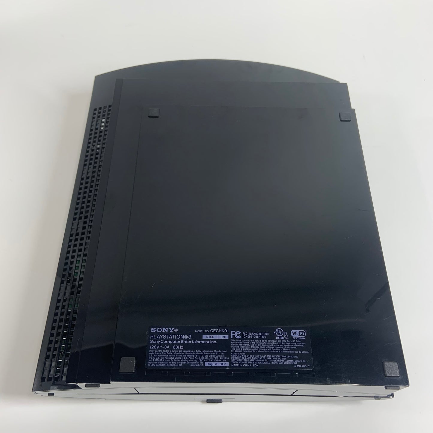Sony PlayStation 3 Fat PS3 80GB Black Console Gaming System CECHK01 with Box TESTED