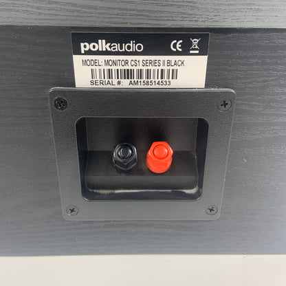 Polk Audio Monitor CS1 Series II Black Center Speaker