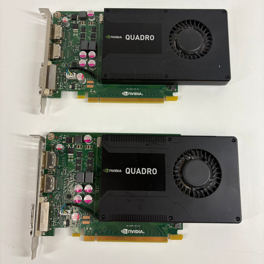 2x NVIDIA Quadro K2000 Graphics Card 900-52095