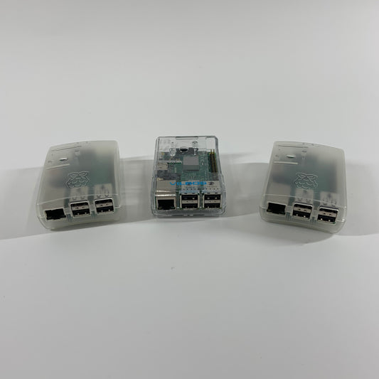 Lot of 3x Raspberry Pi Model B V1.1 with Case
