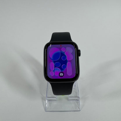 GPS Only Apple Watch Series 6 44MM Space Gray Aluminum Black Sport Band