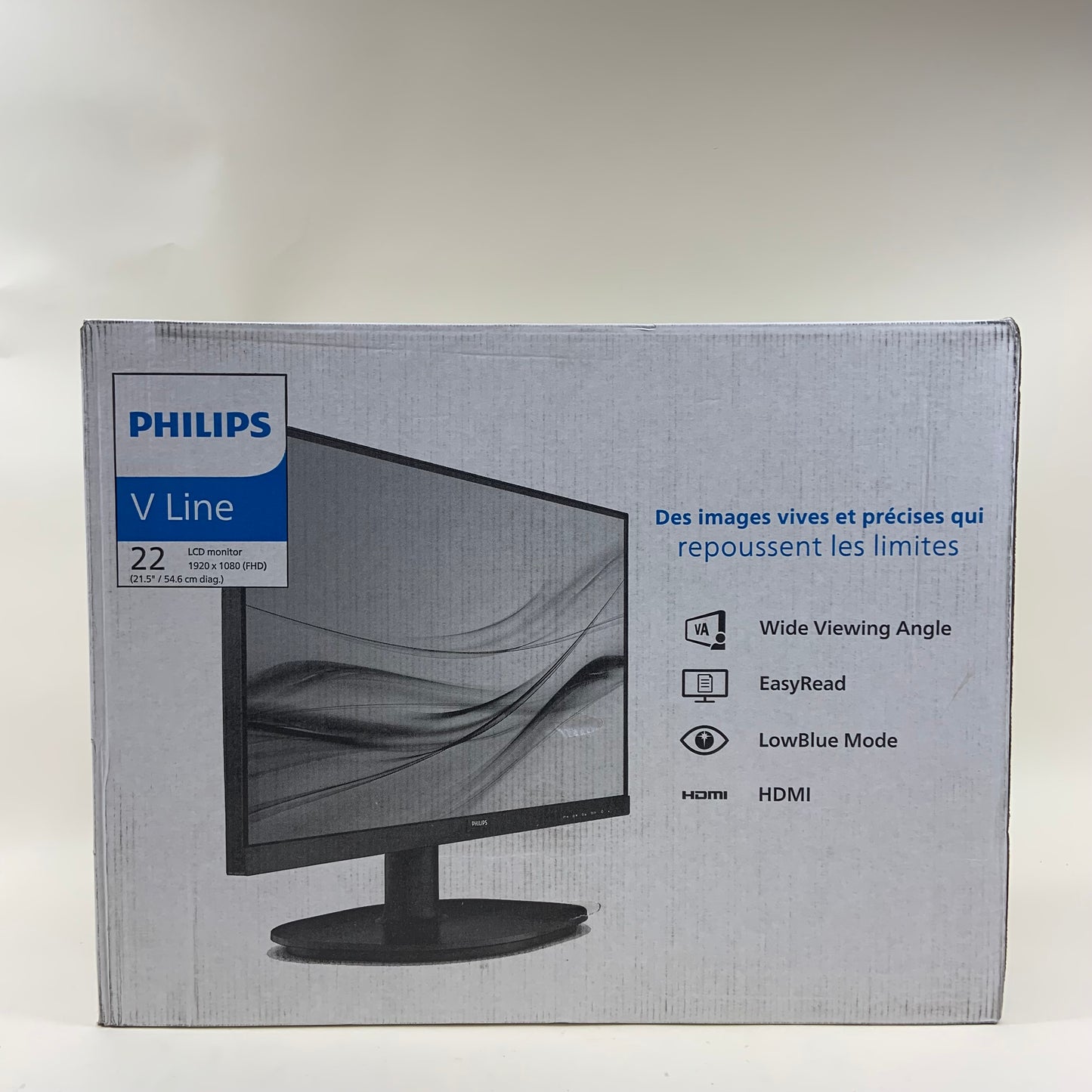 New Phillips 22" 221V8 FHD VA 48 Hz - 75 Hz LCD Monitor