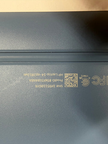 HP Laptop EP2012WM 14" N150 1.0GHz 4GB RAM 128GB SSD