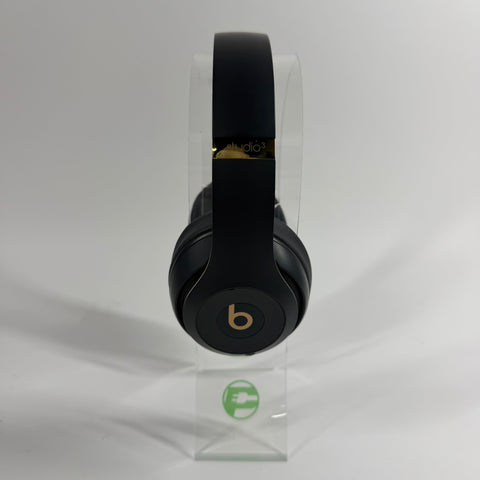 Beats Studio3 Wireless On-Ear Bluetooth Headphones Black Gold MXJ92LL/A
