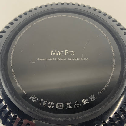 2013 Apple Mac Pro Xeon E5 2.7GHz 128GB RAM 2TB Fusion Drive Space Gray A1481