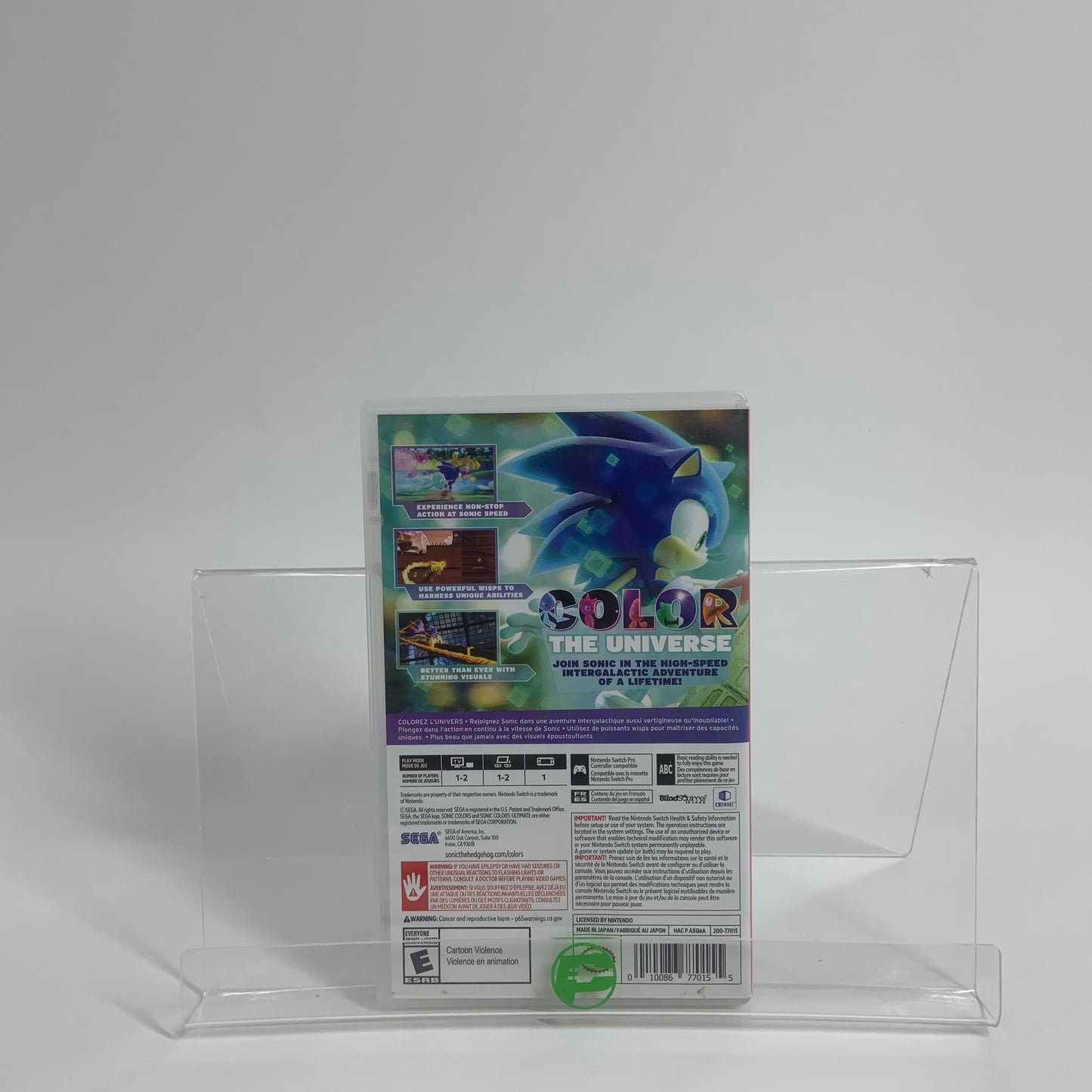 Sonic Colors Ultimate (Nintendo Switch, 2021)