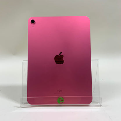 WiFi Only Apple iPad 10th Gen 64GB 17.6.1 Pink MPQ33LL/A