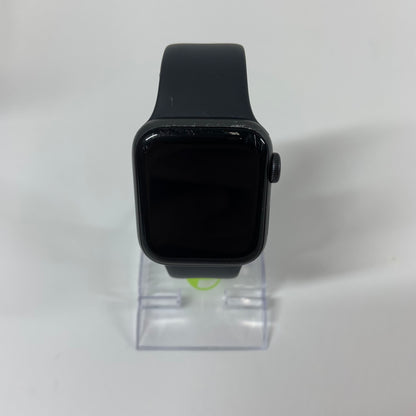 GPS Only Apple Watch SE 1st Gen 40MM Black Aluminum Black Sport Band MKQ13LL/A