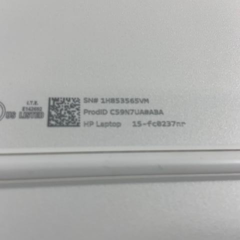 HP Pavilion 15-FC0237NR 15.6" Ryzen 7 5825U 2.0GHz 8GB RAM 512GB SSD