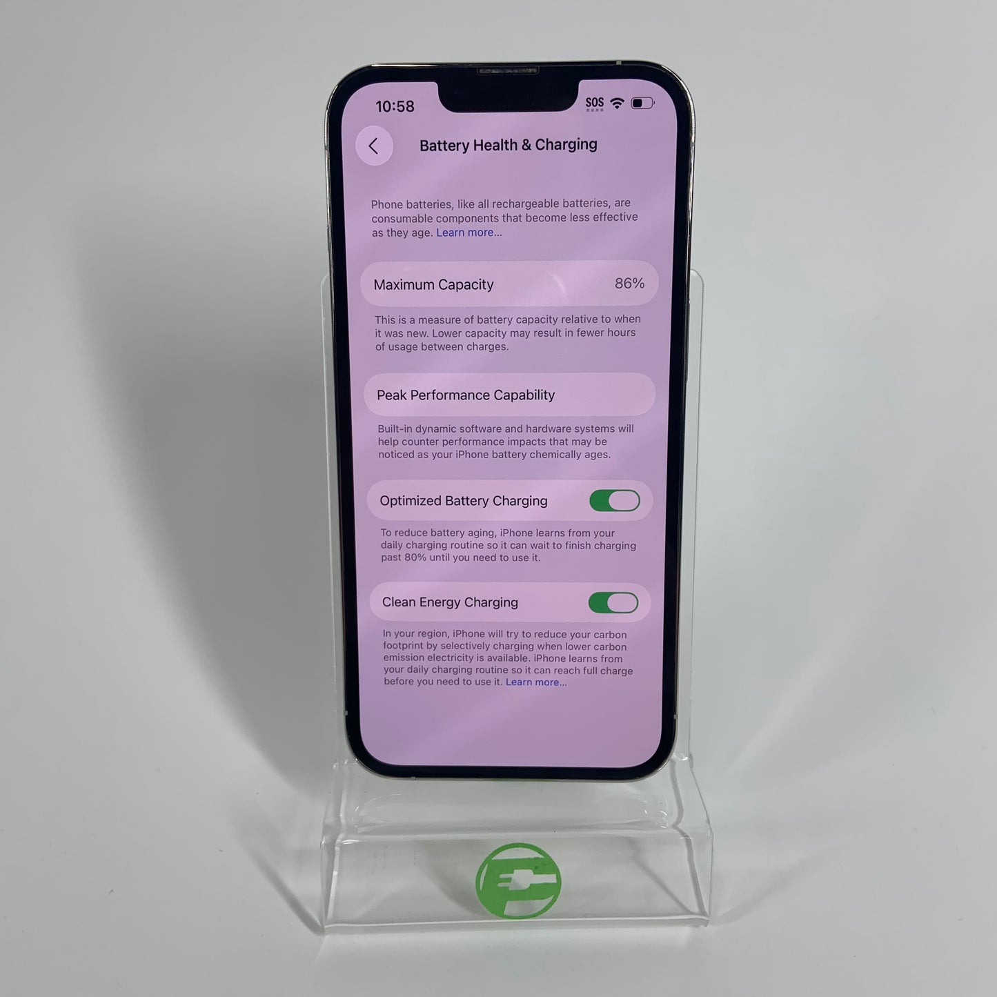 Unlocked Apple iPhone 13 Pro 512GB Silver MLU33LL/A