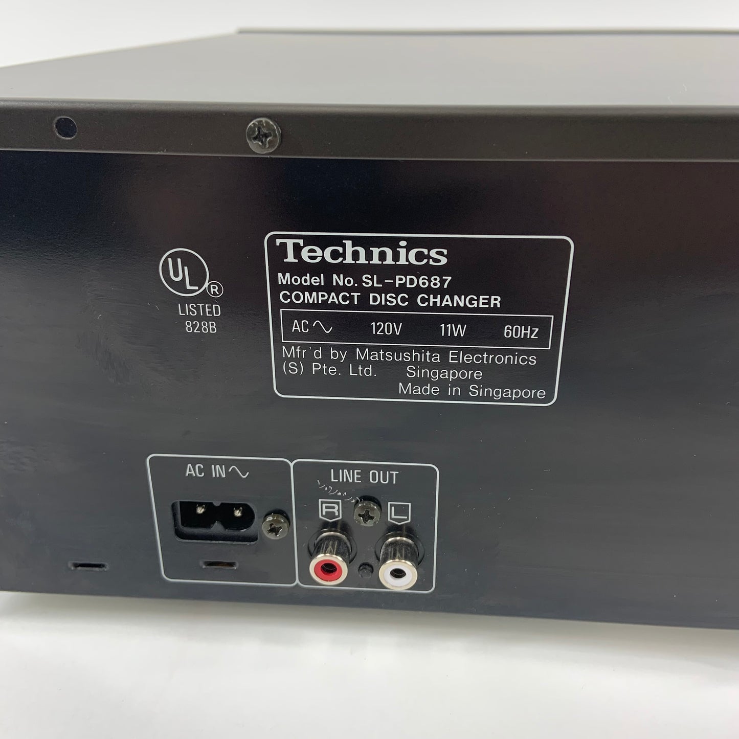 Technics SL-PD687 5-Disc Carousel CD Changer