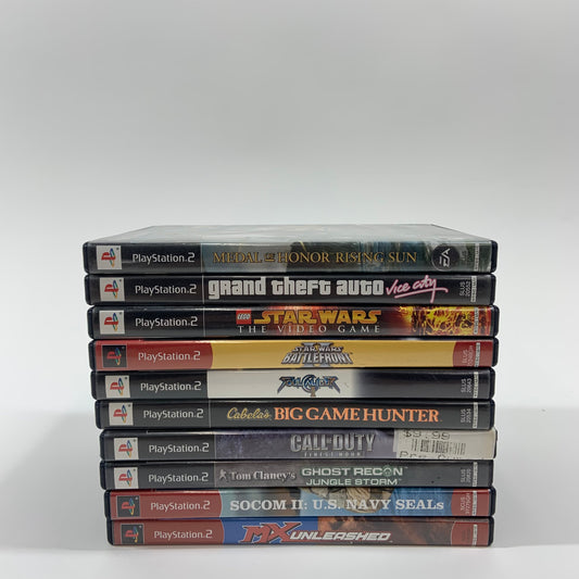 Lot of 10 Sony PlayStation 2 PS2 Games