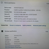 Dell OptiPlex 3070 D11S Core i7-9700 3.00GHz 16GB RAM 256GB SSD WIN 11 PRO