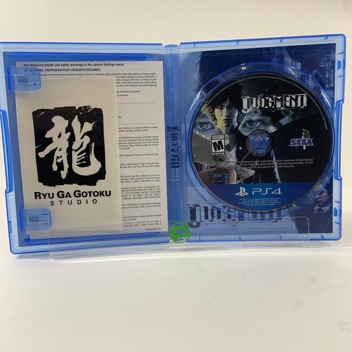 Judgment (Sony PlayStation 4 PS4, 2019)