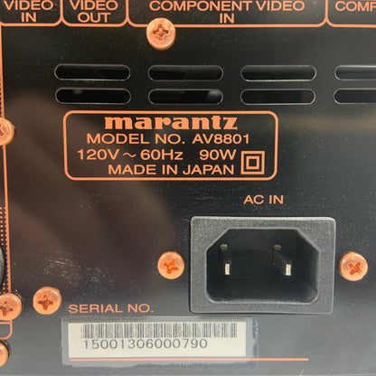 Marantz AV8801 11.2 Channel Home Theater Preamplifier/Processor FULLY FUNCTIONAL