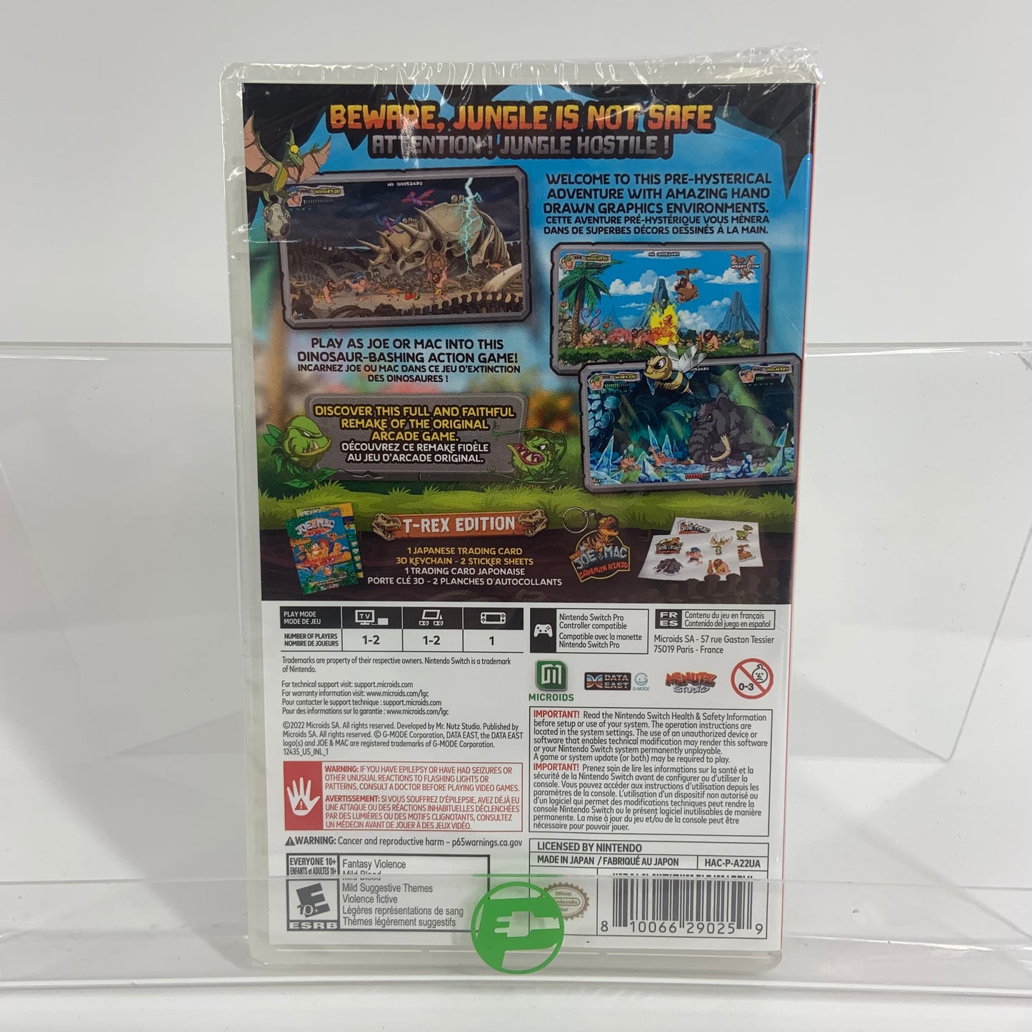 NEW SEALED New Joe & Mac: Caveman Ninja (Nintendo Switch, 2022)