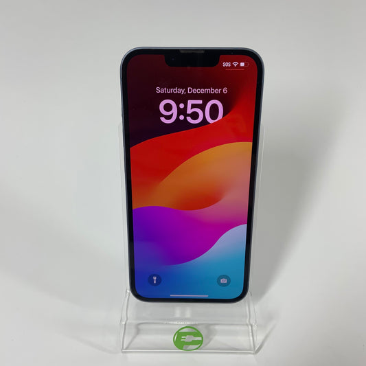 Unlocked Apple iPhone 14 128GB 17.4.1 Blue MPVH3LL/A