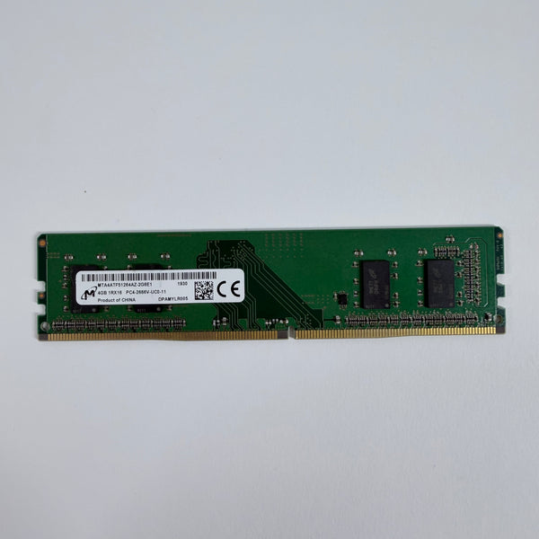 Micron MTA4ATF51264AZ-2G3E1 4GB (1Rx16) PC4 RAM DDR4 2666MHz PC4-2666C-UC0-11