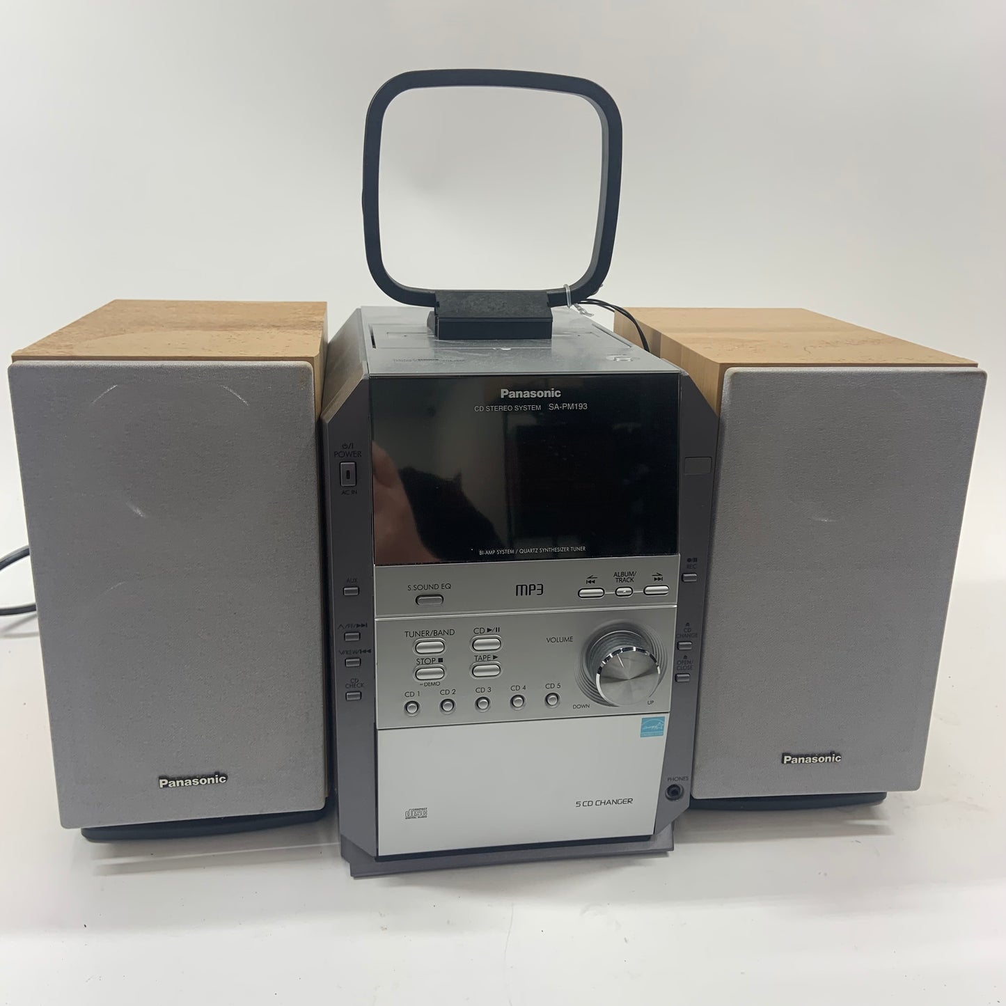 Panasonic sa-pm193 Bookshelf Satellite Speakers Pair & Center