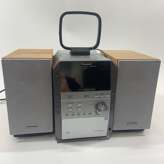Panasonic sa-pm193 Bookshelf Satellite Speakers Pair & Center