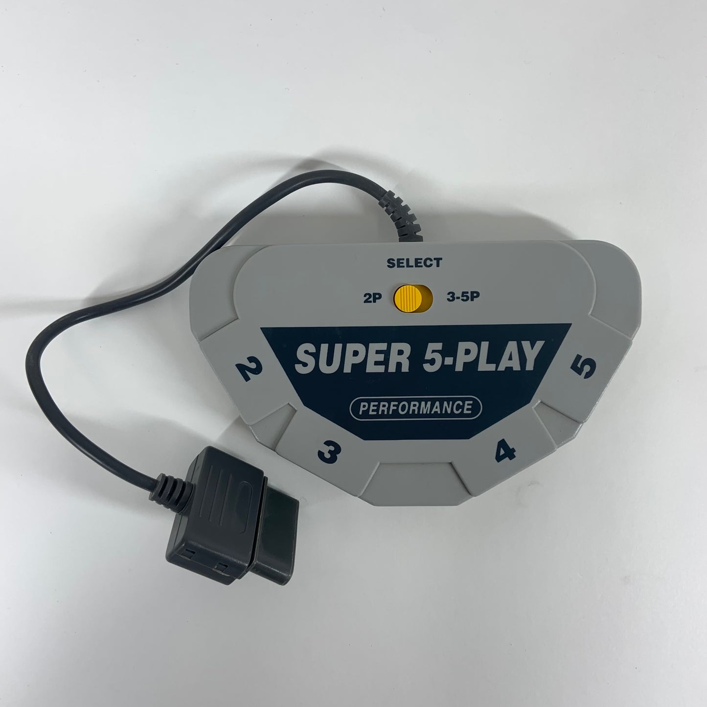 Performance Super 5-Play Gray P-350 Controller Adapter For SNES