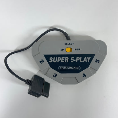 Performance Super 5-Play Gray P-350 Controller Adapter For SNES