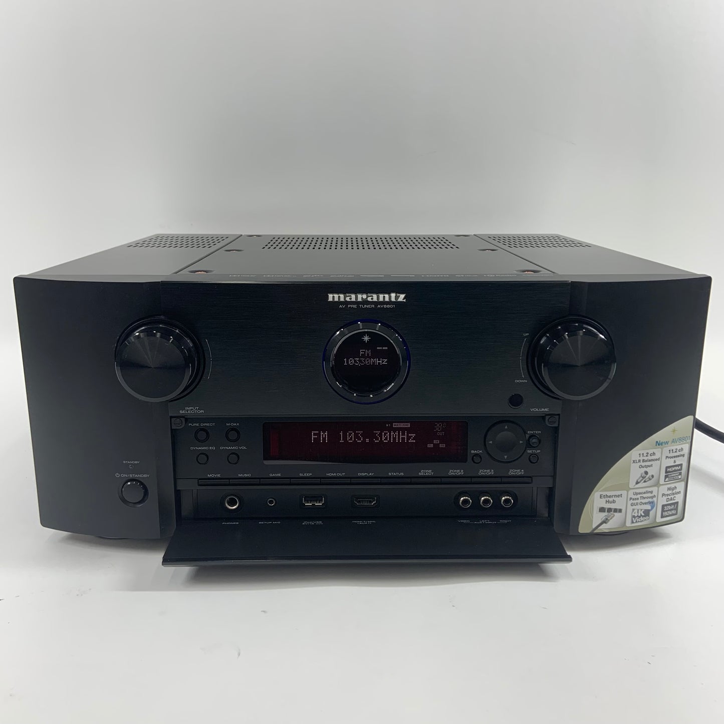 Marantz AV8801 11.2 Channel Home Theater Preamplifier/Processor FULLY FUNCTIONAL