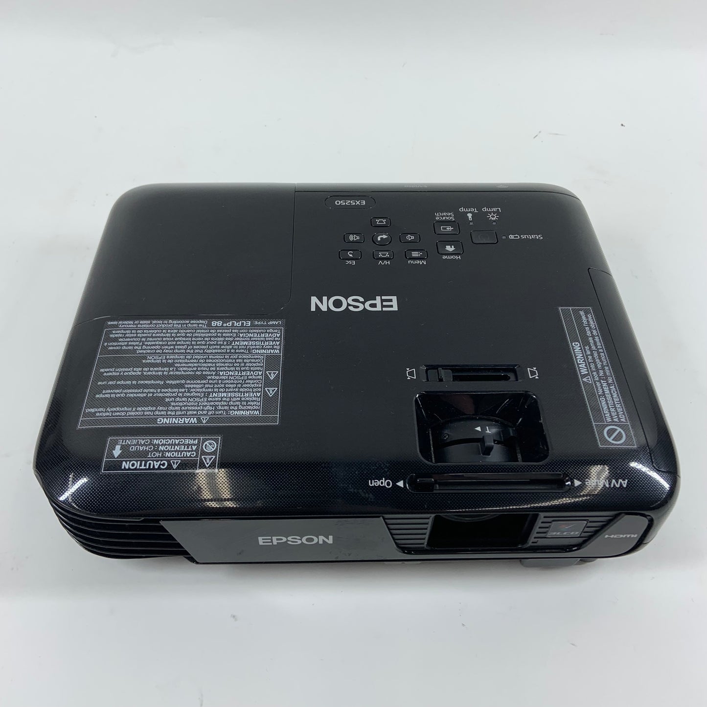 Epson EX5250 Pro 1024x768 XGA 3LCD Projector 3,600 Lumens H723A ZERO Lamp Hours