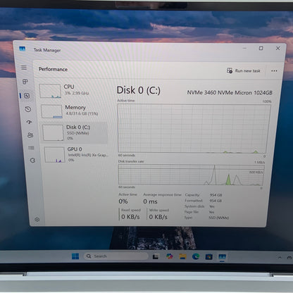 Dell XPS 13 9315 P153G 13.4" i7-1250U 1.1GHz 32GB RAM 1TB SSD
