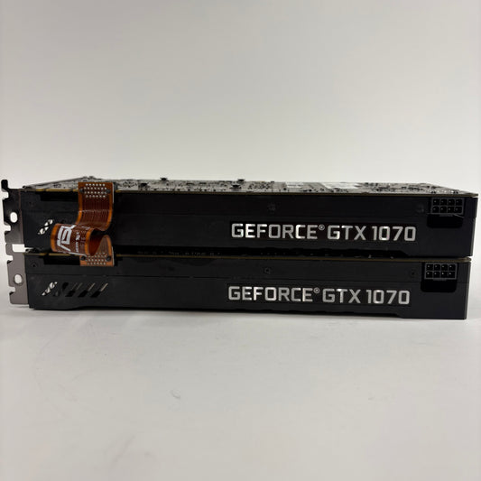 PNY GeForce GTX 1070 8GB GDDR5 Graphics Card SLI Pair Dual GPU