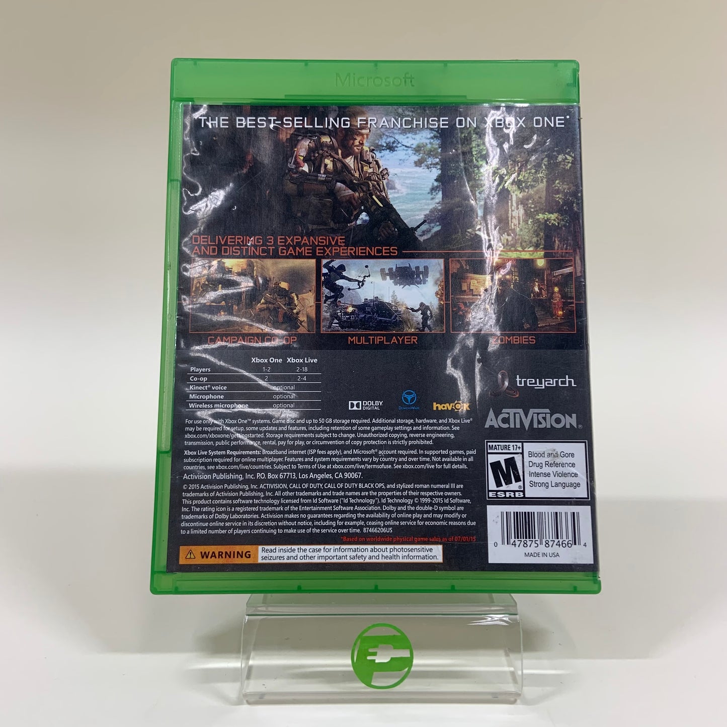 Call of Duty: Black Ops 3 (Microsoft Xbox One, 2018)