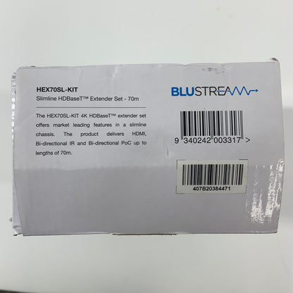 Blustream Slimline HDBaseT Extender Set HEX70SL-KIT