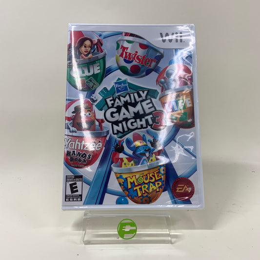 New Hasbro Family Game Night 3 (Nintendo Wii, 2010)