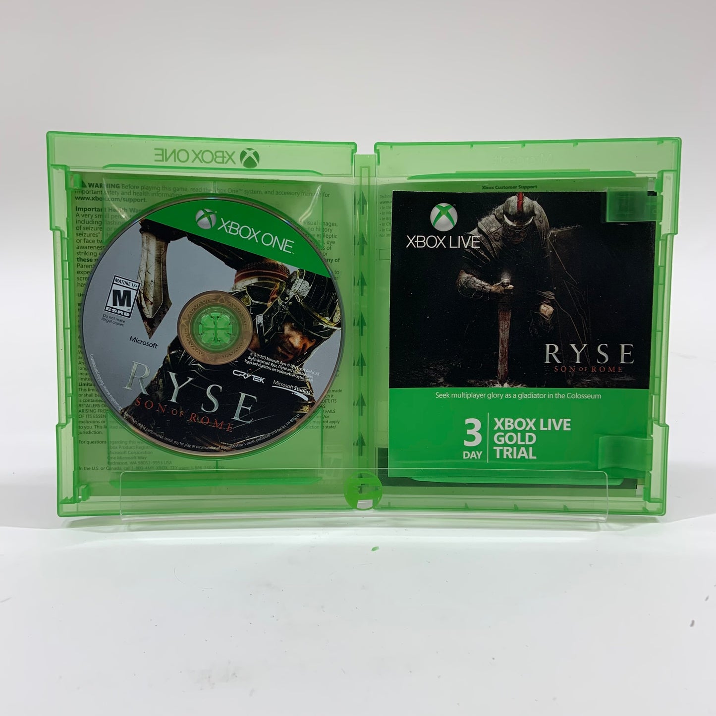 Ryse: Son of Rome  (Microsoft Xbox One,  2013)