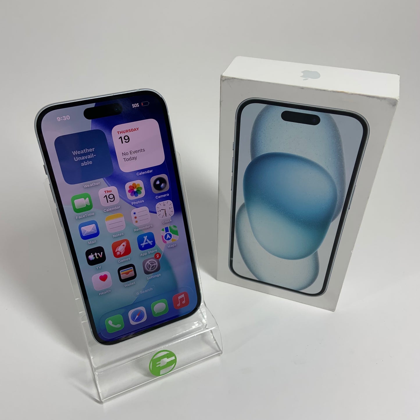 Factory Unlocked Apple iPhone 15 128GB Blue MTLY3LL/A