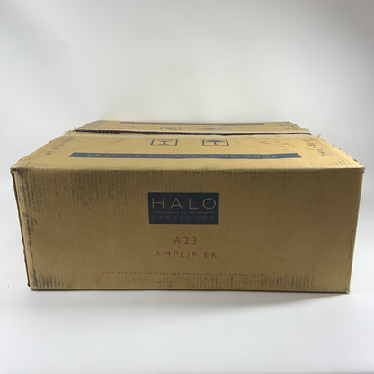 Parasound HALO A23 Stereo Power Amplifier 125W 8 Ohm XLR RCA ORIGINAL BOX TESTED