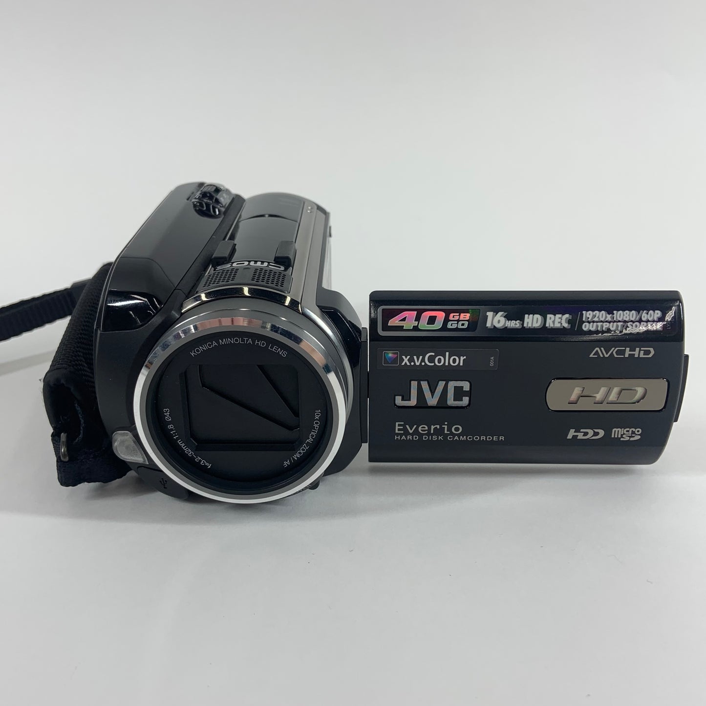 JVC HD Everio AVCHD Camcorder GZ-HD10U 1080i 40GB with Extras