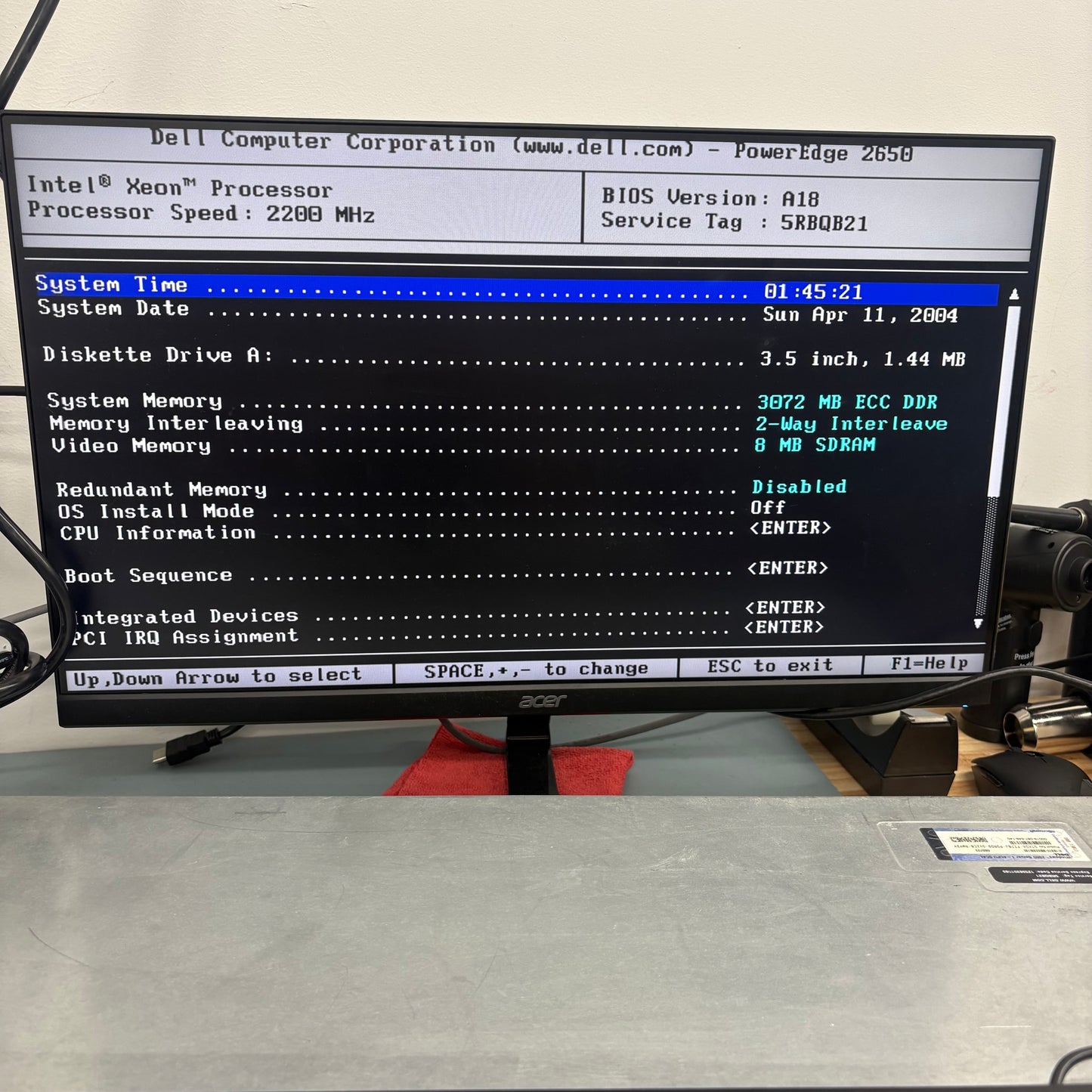 Dell PowerEdge 2650 Computer Server XEON E5-2650 2.2GHz 3GB ECC RAM NO HDD NO OS