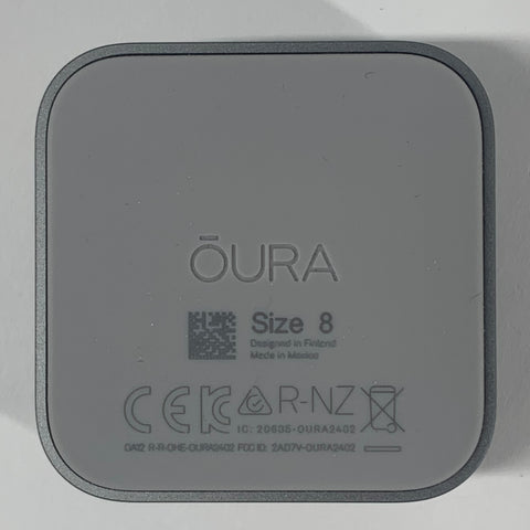 Oura Ring Gen 4 Black Size 8 Smart Ring